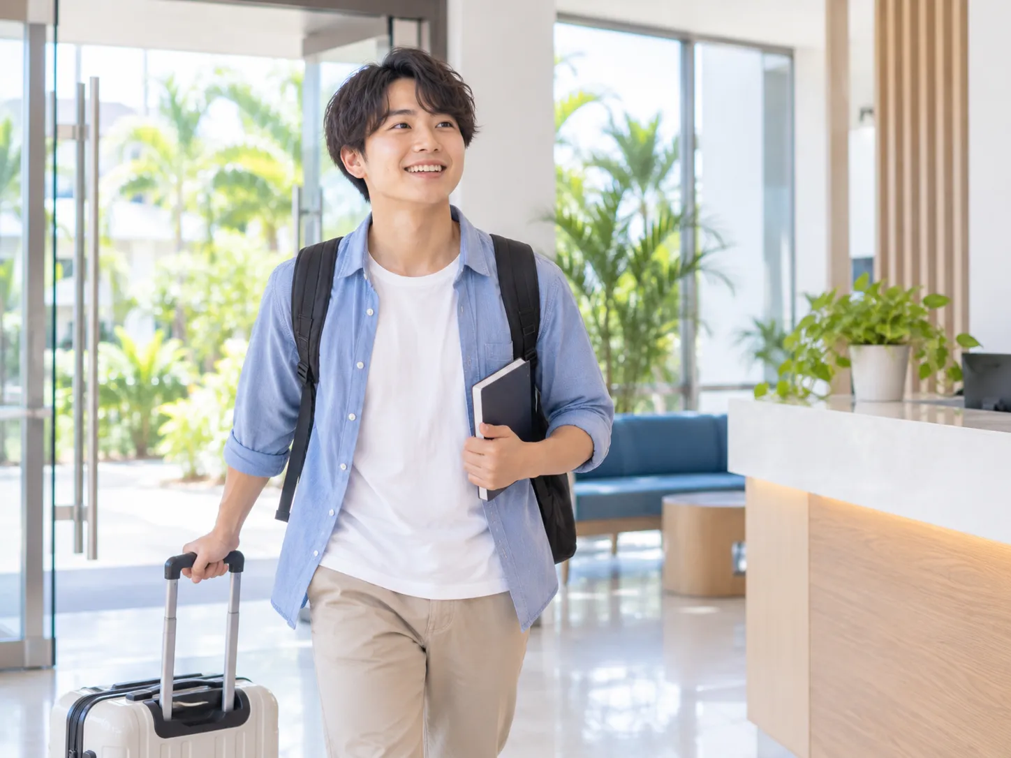 短期間のフィリピン留学を楽しむ学生