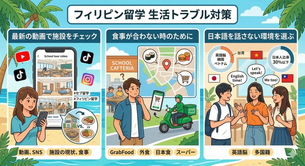 フィリピン留学 失敗 対策