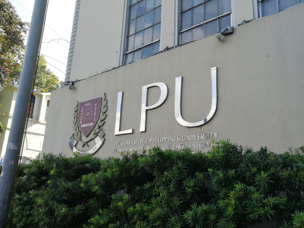リセウム・オブ・ザ・フィリピン大学（Lyceum of the Philippines University）のロゴ