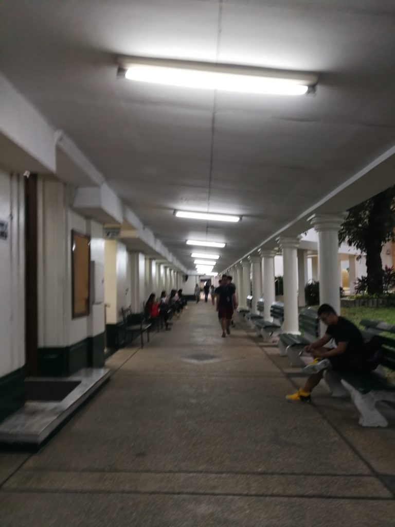 デ・ラサール大学(De La Salle University)の廊下