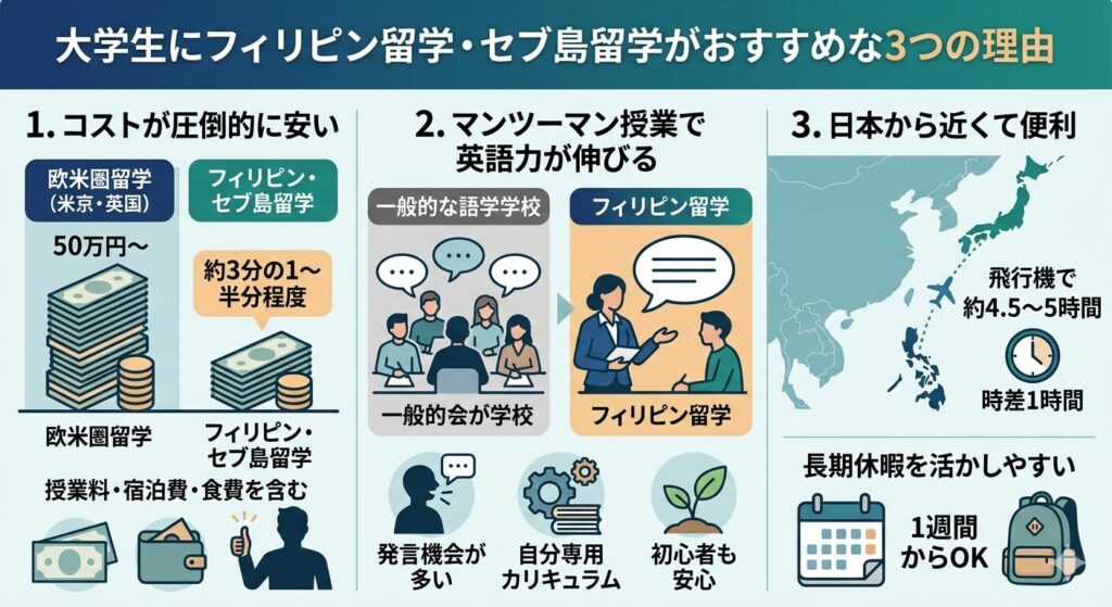セブ島大学生留学