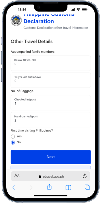 e-travel 同伴家族、荷物