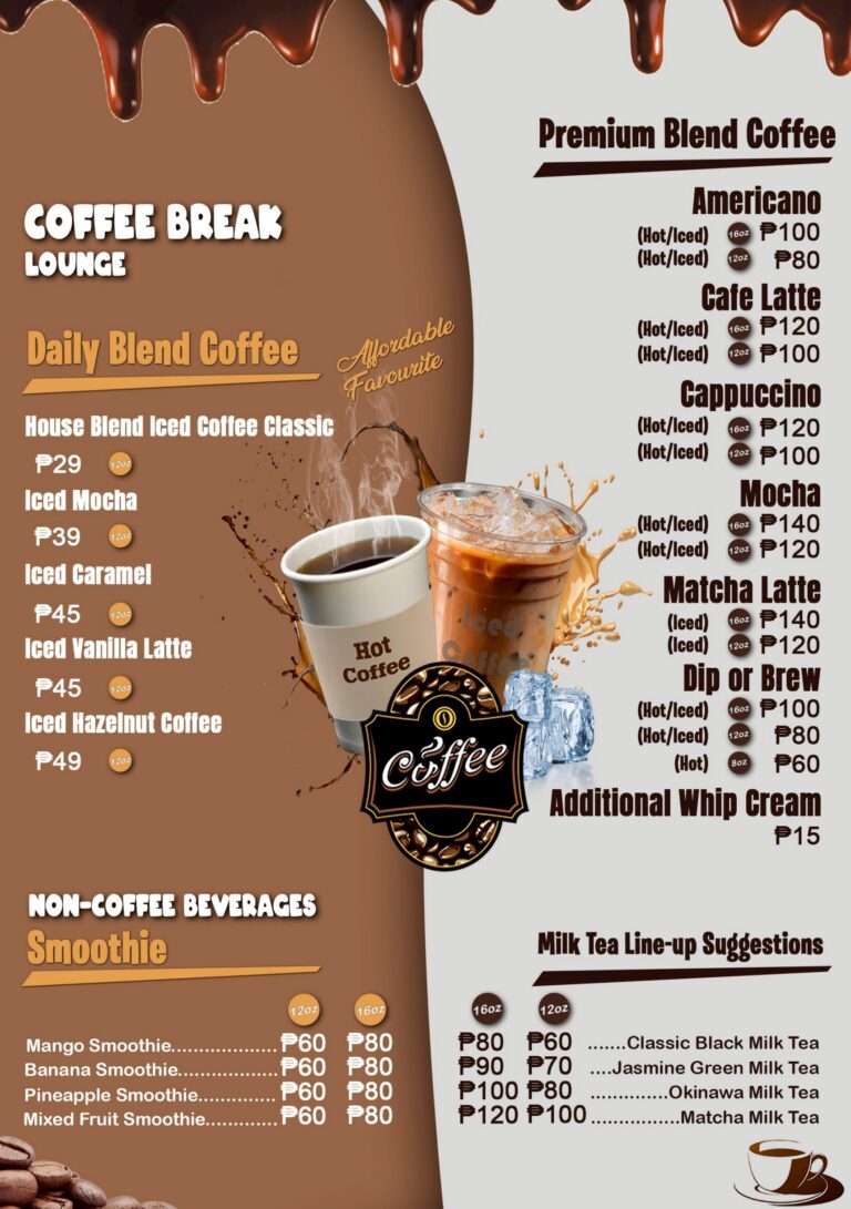 CPIL Cafe menu1