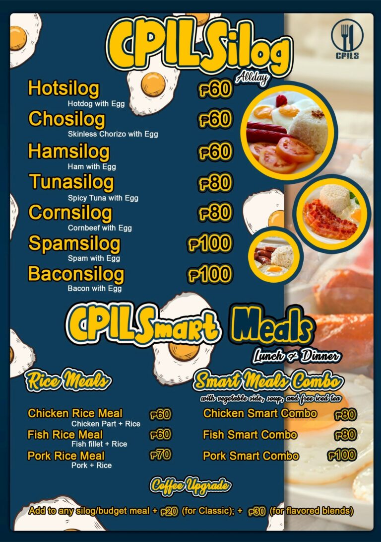 CPIL Cafe menu2