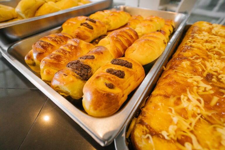 カフェテリアで朝食１