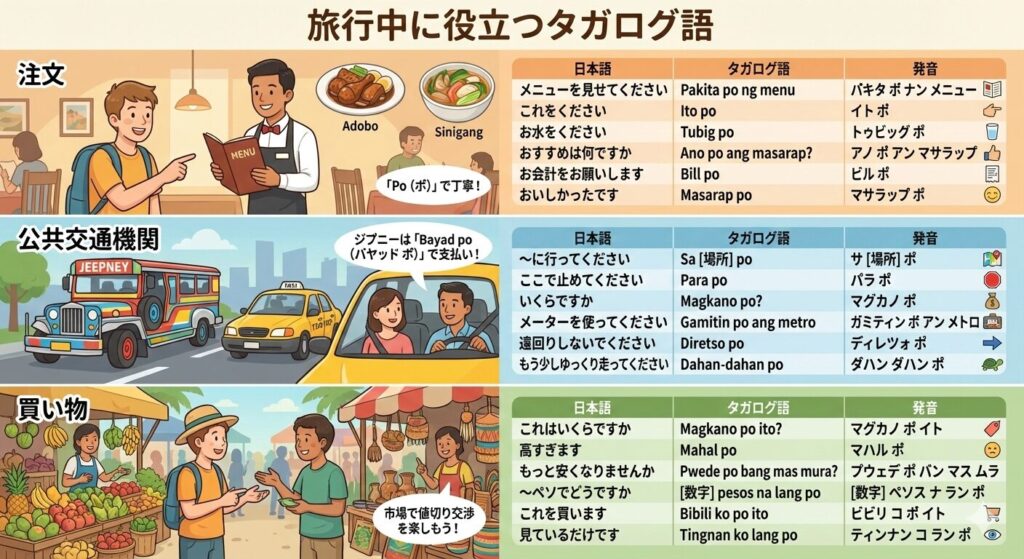 タガログ語日常会話フレーズ100選!挨拶・旅行・恋愛まで一覧表で解説