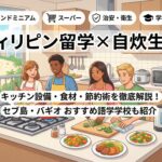 フィリピン留学 キッチン