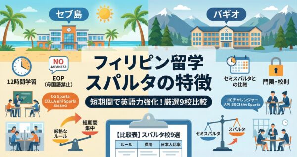 フィリピン留学 スパルタ