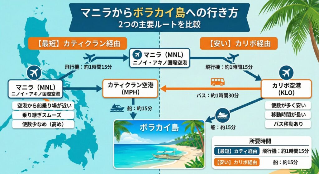 マニラからボラカイ島への行き方